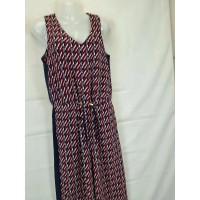 Tommy Hilfiger Classic Printed Drawstring Jumpsuit Size 8