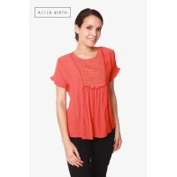 Eila Nursing Top Tangerine