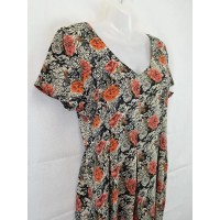 Havana Moon Vintage Floral Pleated Jumpsuit Size 10