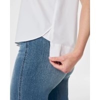 SPANX® Poplin Sleeveless Button-Down Shirt